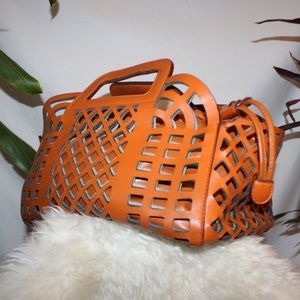 Orange Cage purse